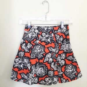 Printed Flare Skirt